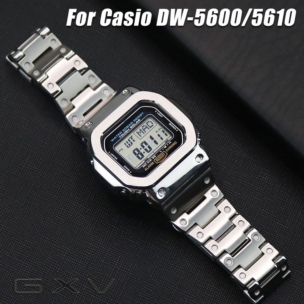 Tali Jam Tangan Baja Anti Karat 316L untuk Casio G-shock DW-5600 GW-5600 DW5000/5035 Bezel Casing Ja