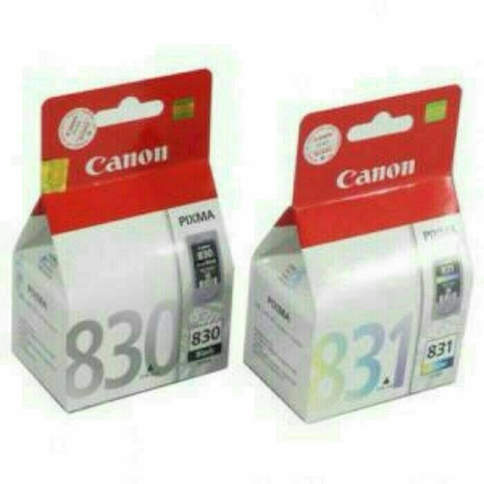 Hemat Tinta Canon Catridge Pg 830 Black / Cl 831 Colour For Printer Ip1880