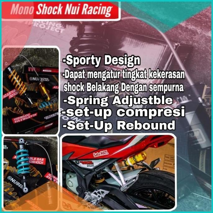 aksesoris SHOCK CBR 150 FACELIFT SHOCK CBR K45 LOKAL GP RIDE IT 140BZ