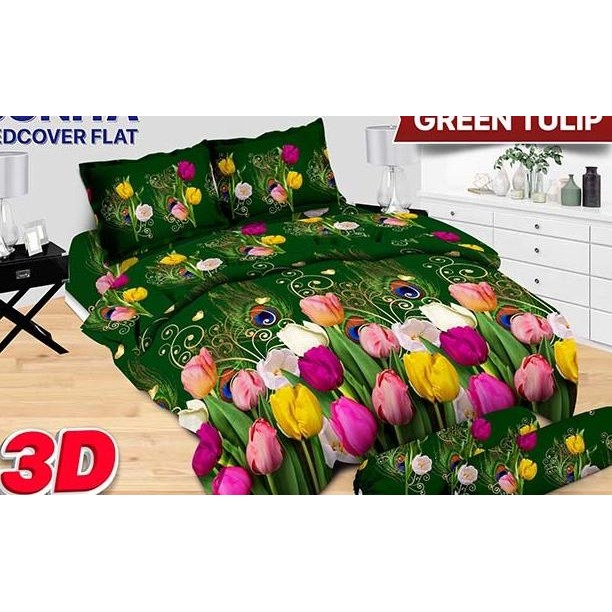Bonita - Bed Cover King Set ( 180X200 ) No 1 Terlaris Motif Pilihan