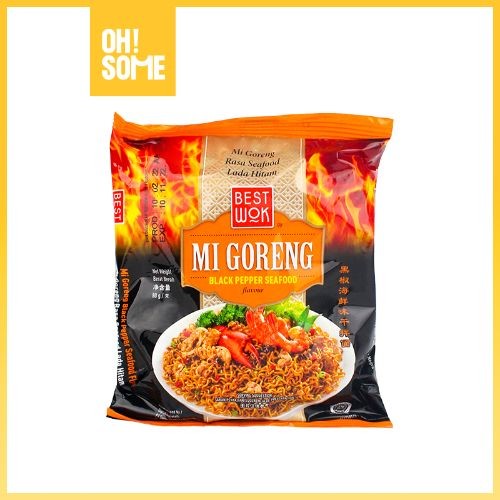 

OHSOME - BEST WOK Mie Goreng Black Pepper Seafood 80g