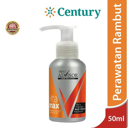 MAKARIZO ADVISOR VITAMAX 50ML/vitamin rambut/catok rambut