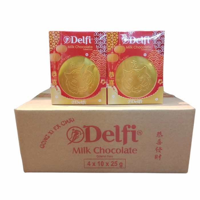 

Bya - Delfi Milk Chocolate Coin 25 Gr Isi 40 Pcs ( Edisi Imlek 2022 )