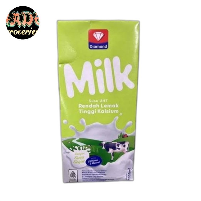 

Bya - Susu Uht Low Fat Diamond 1000Ml Susu Rendah Lemak Tinggi Kalsium