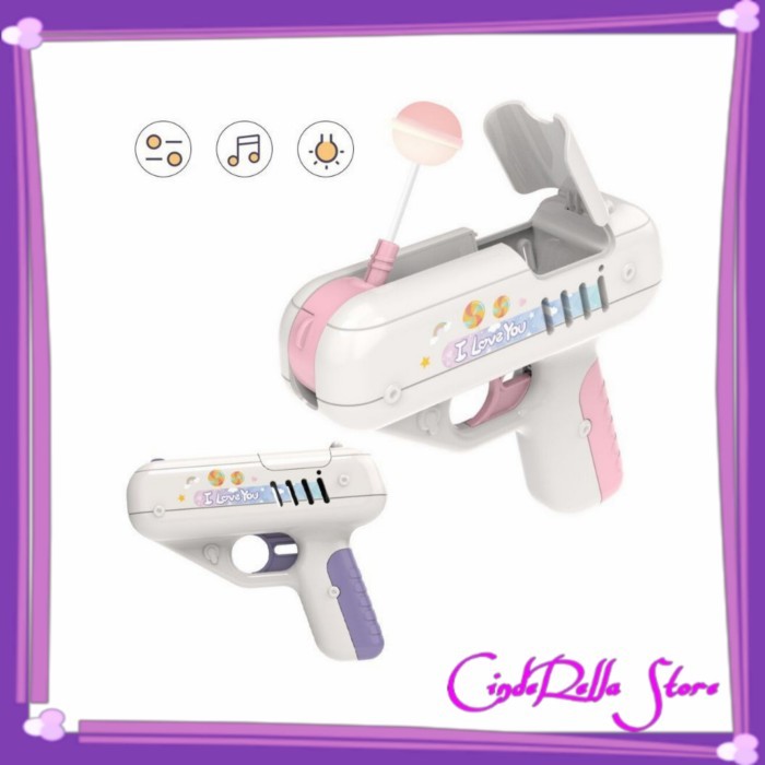 

Mainan Pistol Permen Lollypop Viral Tiktok Sisca Kohl Tembakan Candy