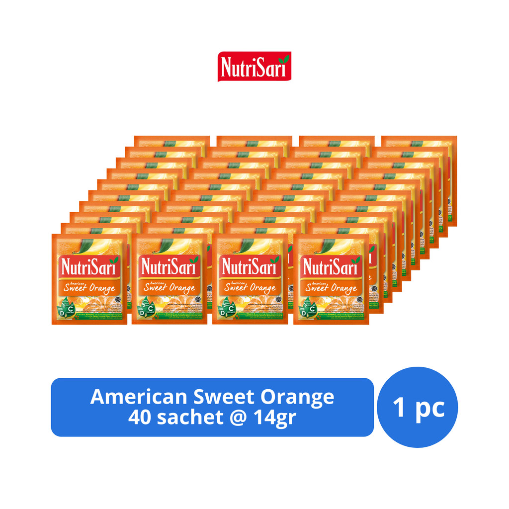 

NutriSari American Sweet Orange 40s @ 14gr