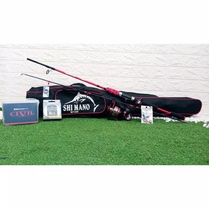 SET PANCING LAUT MAGURO ASLI KUAT DRAG HINGGA 30KG LENGKAP