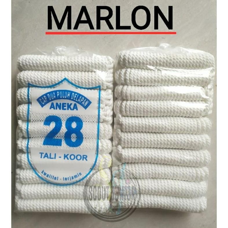 

hj-64 TALI PRAMUKA MARLON 1 pack 5meter (10biji) tambang NYLON TENDA KUAT Terlaris