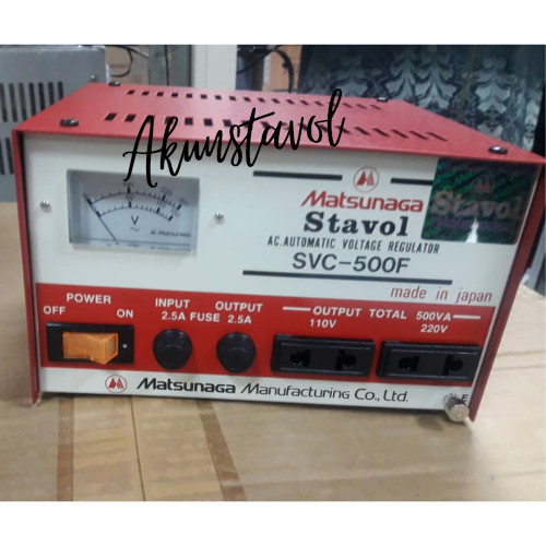 Gercep Stavol Matsunaga Japan Svc-500F - Stabilizer Listrik 500Watt