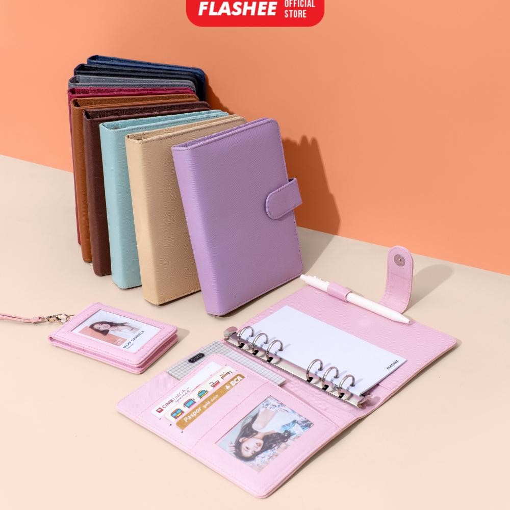 

Terbaru Flashee Binder Polos A6 6 Ring Eksklusif Levi Agenda A6 Polos Binder Berkualitas Dompet Keuangan Premium