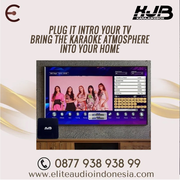 Termurah Kjb Karaoke Box Hm-88 - Streaming Karaoke Player