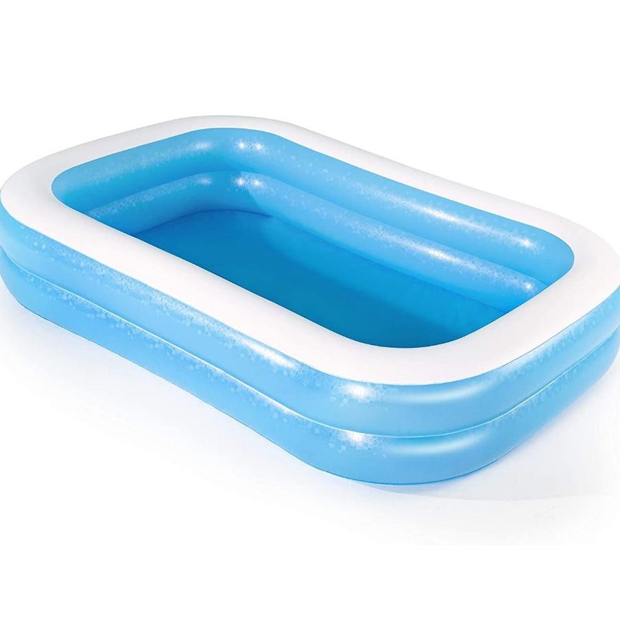 Baru Bestway 54006 Kolam Renang Anak / Dewasa Jumbo 2 Meter Rectangular Pool Berkualitas
