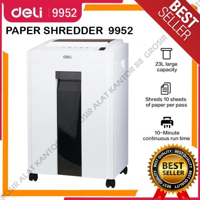 Paper Shredder DELI E9952 / Mesin Penghancur Kertas DELI 9952