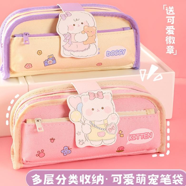 

fx-23 PREMIUM Kotak pensil anak / tempat pensil lucu anak sekolah / kotak pensil 2 tingkat 3 tingkat seleting Hemat