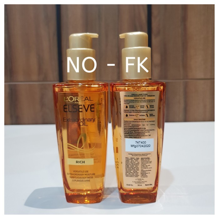 Terbaru Loreal Paris Elseve Extraordinary Oil Gold 100Ml Serum Vitamin Rambut