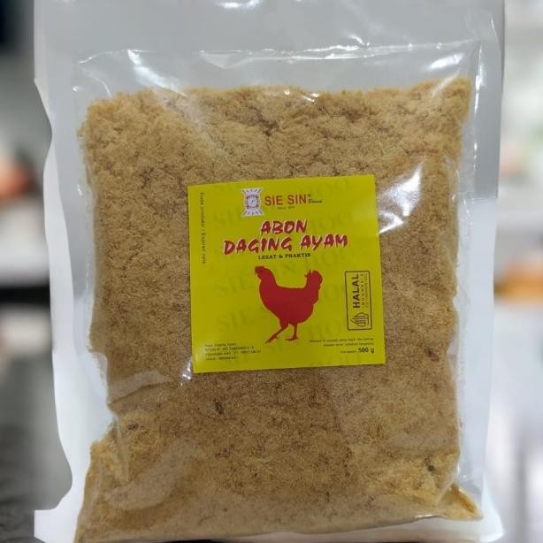 

Abon Daging Ayam/Sapi 500Gr Sie Sin Brand Halal Ekonos Untuk Bakery