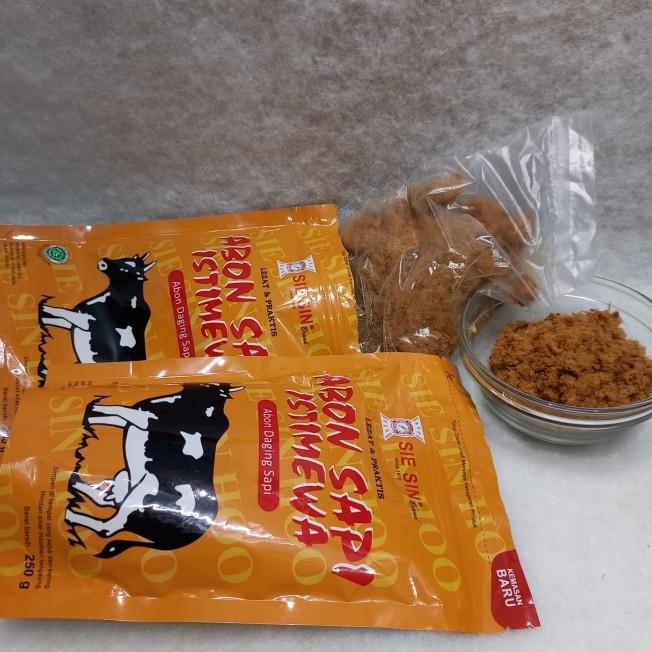 

Sie Sin Abon Sapi 250 Gram (Halal)