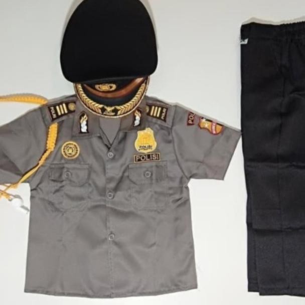 Baju Seragam Profesi Anak Laki Polisi (Merk Kijang)