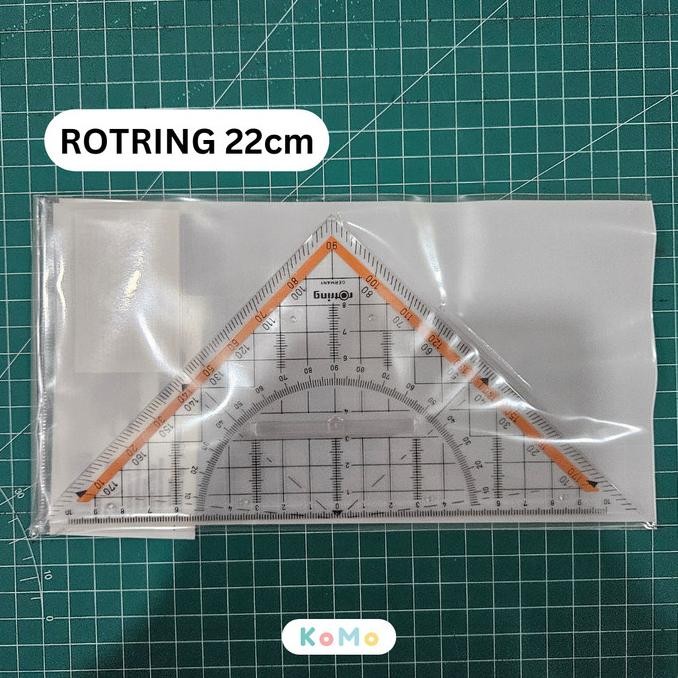 TERMURAH - penggaris ROTRING 32cm penggaris segitiga ROTRING pegangan 22 cm 32cm