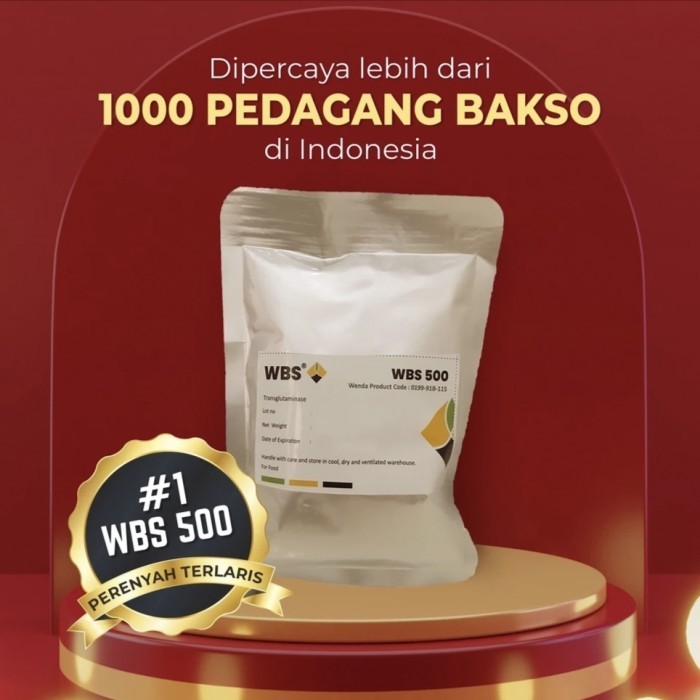 

READY enzim WBS 500 untuk bakso kress perenyah bakso NuGet kornet dll
