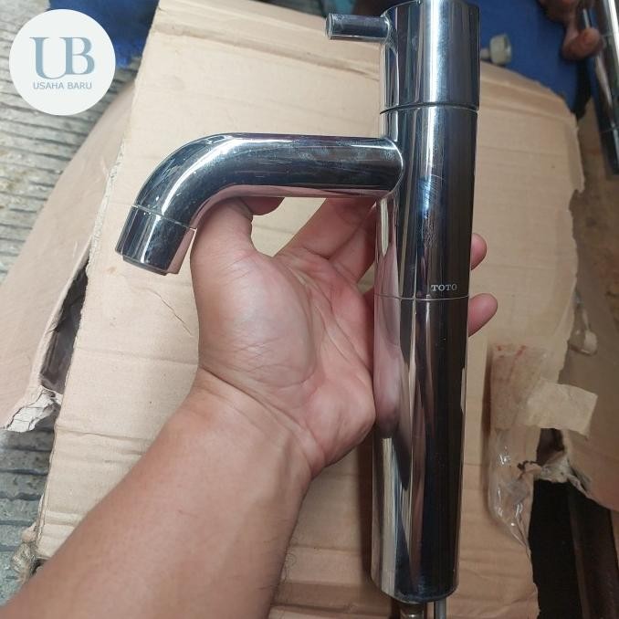 '+'+'+'+] TOTO TX123LESV4 | Kran wastafel cuci tangan tinggi 25cm merk toto dingin only (bekas)