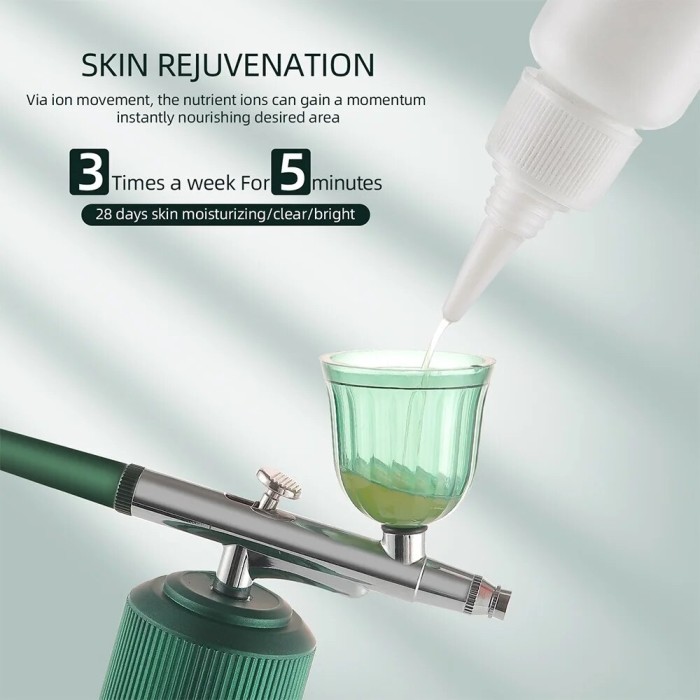 

T E R B A R U Nail Airbrush Air Compressor Cake Painting Craft Coloring Hair Dyeing