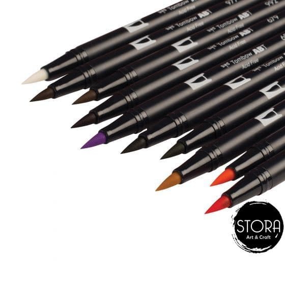 

T E R B A R U [Dijual] Tombow Dual Brush Pen Set 10 - Secondary Palette [Terlaris]