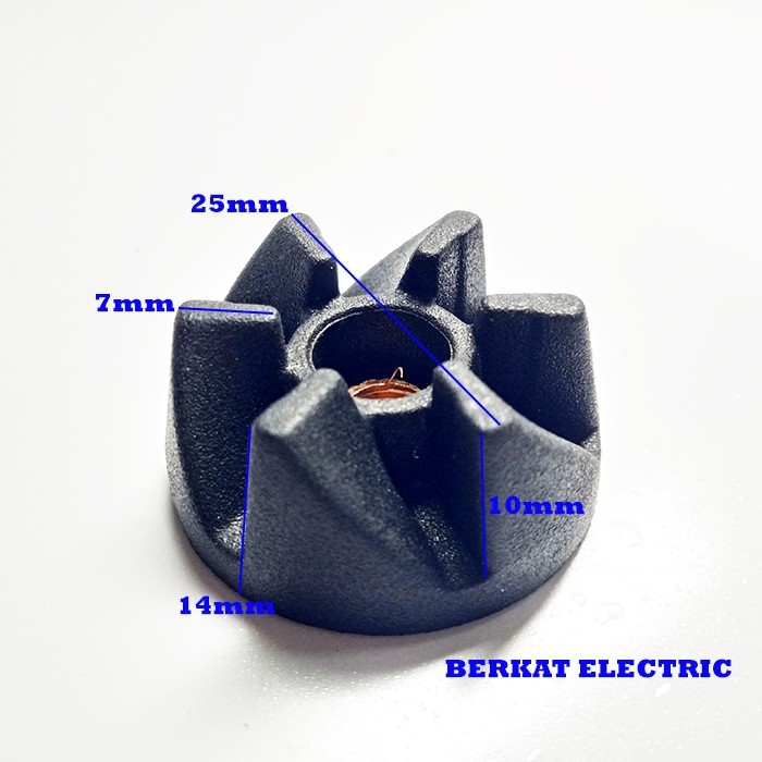 +++++] GIGI KARET BLENDER LUBANG DRAT BESAR NATIONAL/SANEX/GMC/UPPER MOUNTING