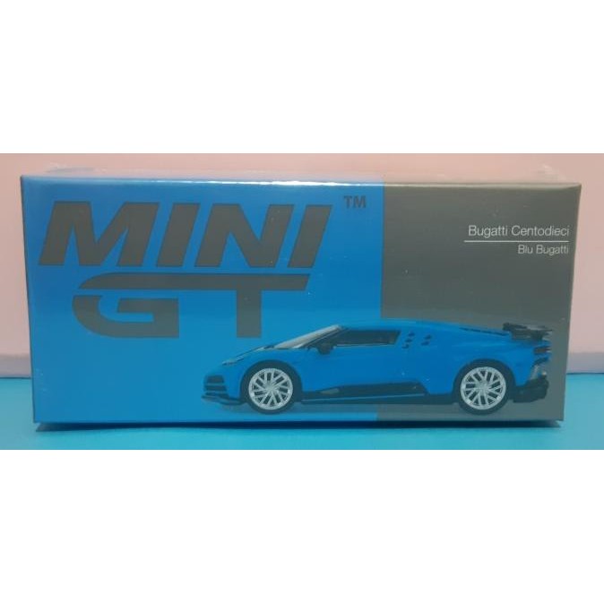 MiniGT Mini GT 586 Bugatti Centodieci Blu Bugatti