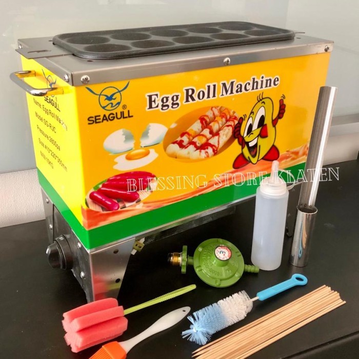 @#@#@#] MESIN SOSTEL GAS 10 LUBANG / EGG ROLL GAS 10 LUBANG