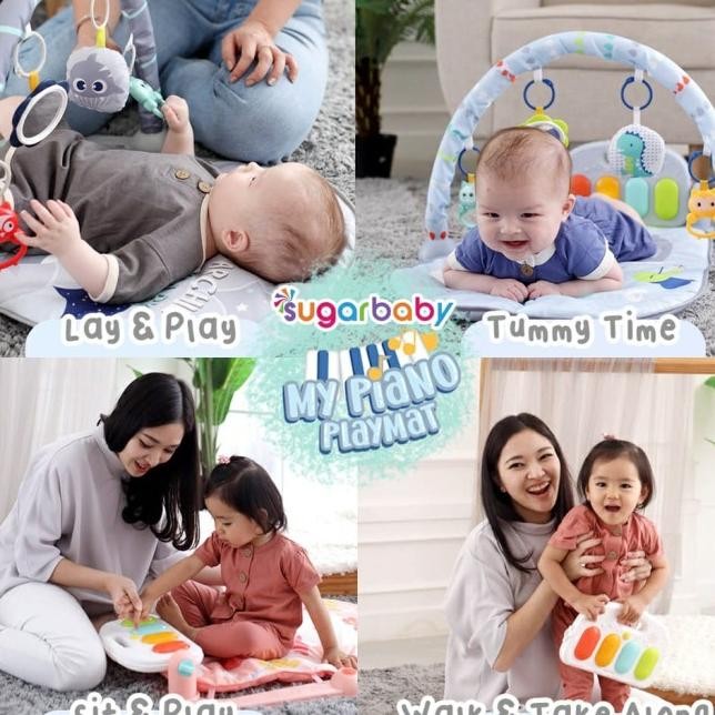 Sugar Baby My Piano Playmat - Playgym Playmat Bayi Sugar Baby