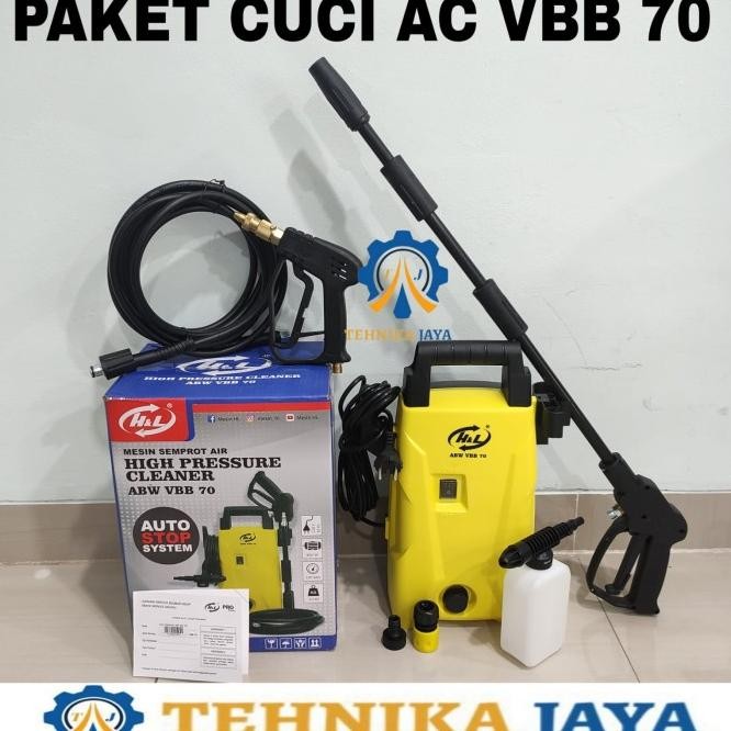 Steam Jet Cleaner H&L Abw Vbb 70 Mesin Semprot Air Cuci Mobil Motor Ac