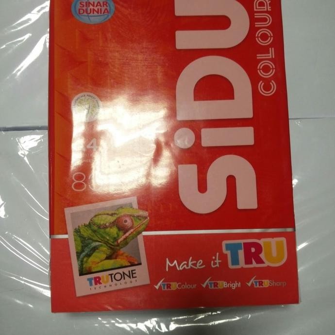 

TERBARU - KERTAS SPECTRA / SIDU A4 80 WARNA RED IT250