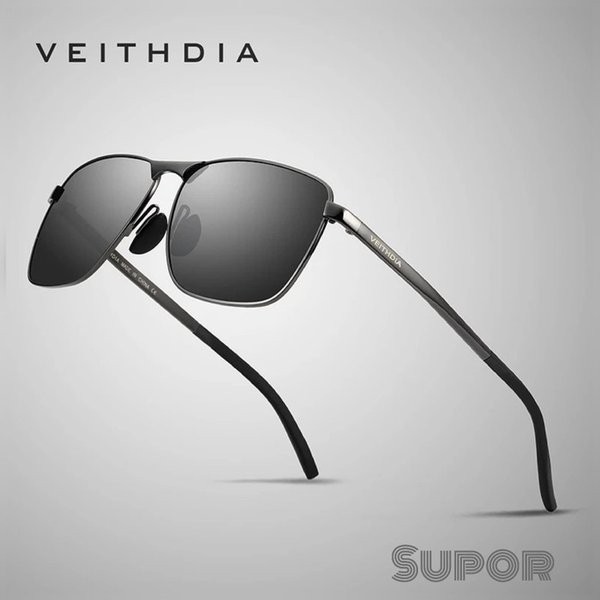AV02 Kacamata Sunglasses Veithdia ORI Polaroid Pria kacamata Polarized *