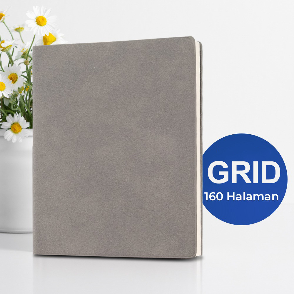 

Di OBRAL | Buku Catatan Jurnal Notebook Cover PU Leather - Gray | B-1420