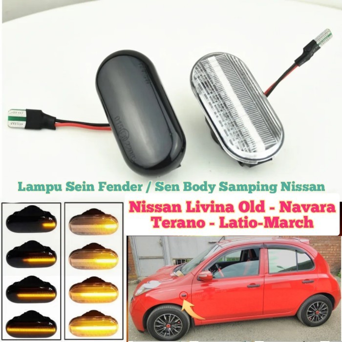 LAMPU SEIN FENDER NISSAN MARCH LIVINA LED RUNNING