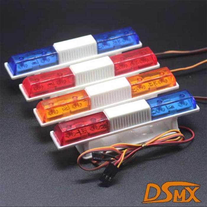 RC CAR LED POLICE LAMP 5 MODE FLASHING LAMP