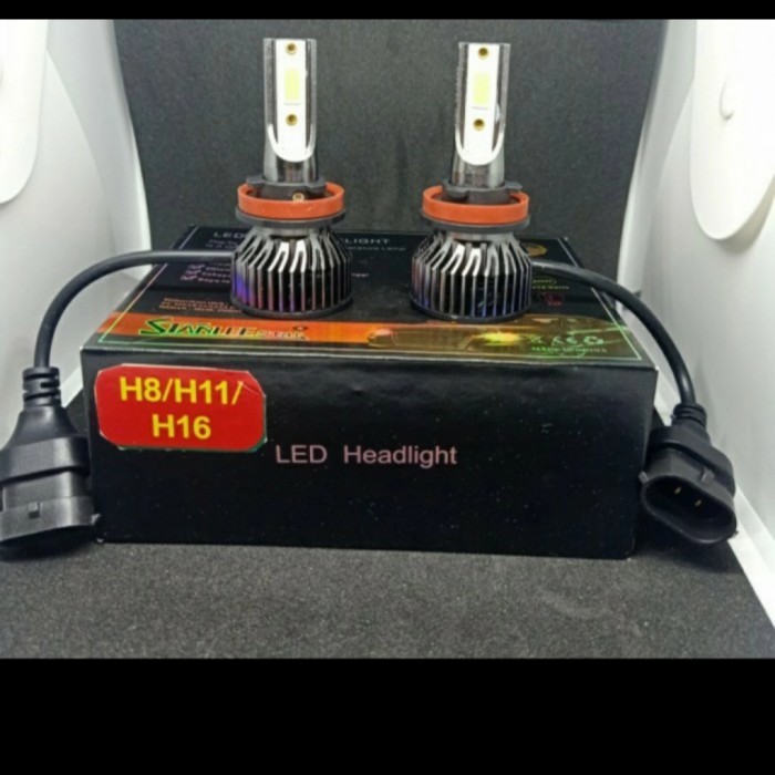 BOHLAM/LAMPU LED H11/H8/H16 AUTOVISION HEADLIGHT STANLEE PUTIH 6.000K