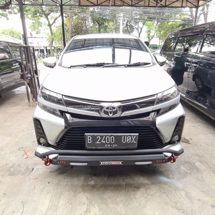 PAKET TANDUK DEPAN BELAKANG AVANZA ALL NEW MODEL COBRA BESI SEVENCODE