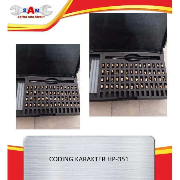 

karakter mesin coding HP-351 angka dan huruf 1 box