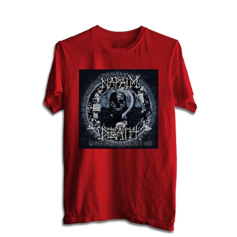 Promo Kaos Napalm Death T-Shirt Musik Rock Napalm Death