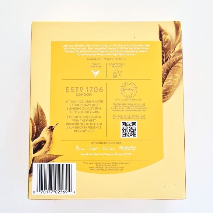 

Twinings Earl Grey 100 Tea Bags