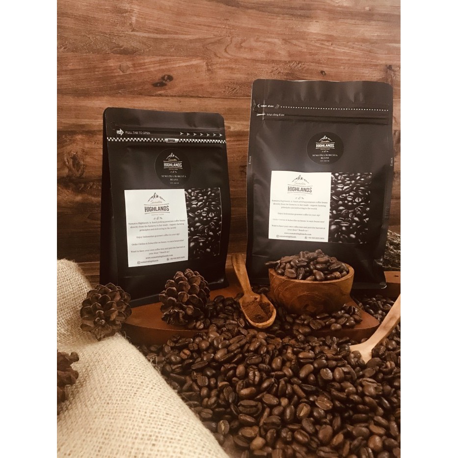 

Kopi Biji Sumatra Robusta Premium Coffee Beans 1000 Gr