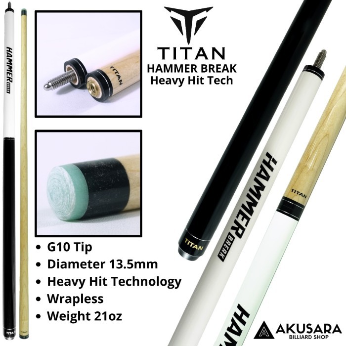 Titan Hammer Break Cue Stick Billiard