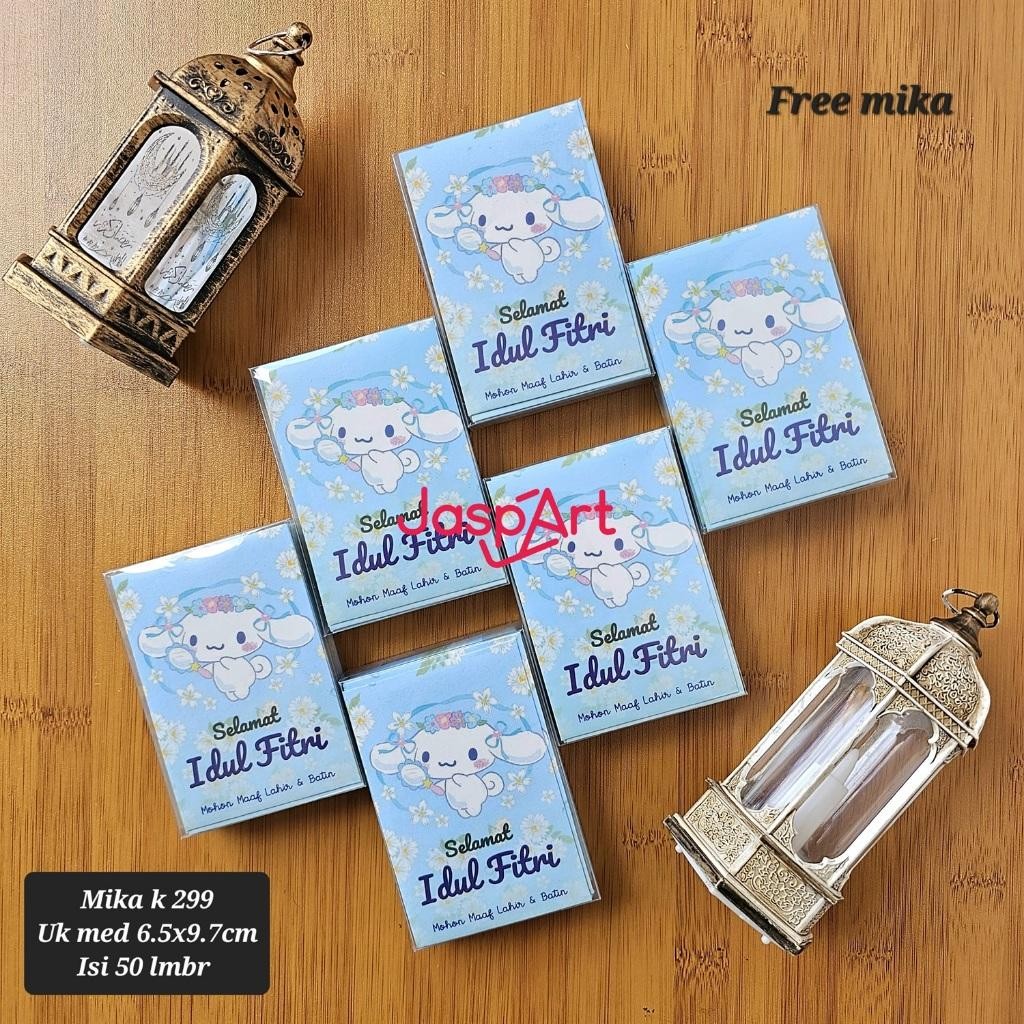 

Amplop Lebaran Hari Raya Idul Fitri 2024 Murah Kemasan Mika Isi 50 Ready Stok Kartun Lucu Etalase 2 Berkualitas