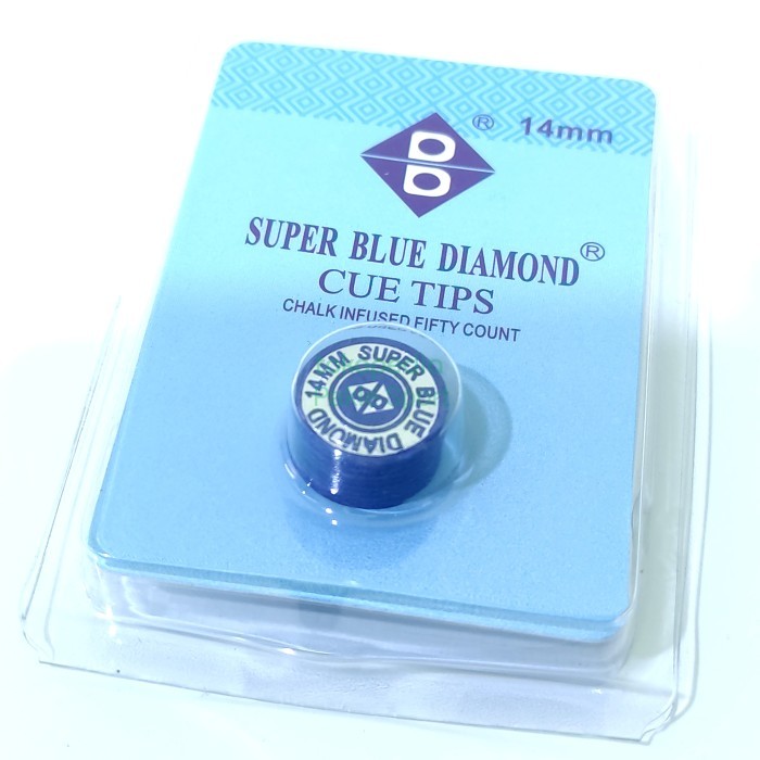 Promo Master tip SUPER BLUE DIAMOND cue tip M