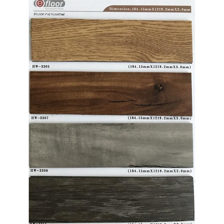 Lantai Vinyl/PVC Motif Kayu Kualitas Premium