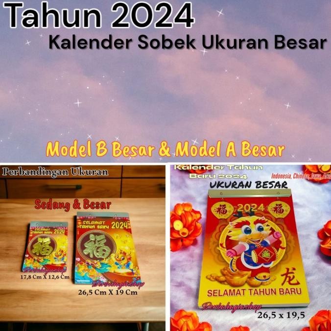 

Kalender Chinese Jawa Arab Indonesia Sobek Harian Tahun 2024 Uk Besar Kualitas Premium