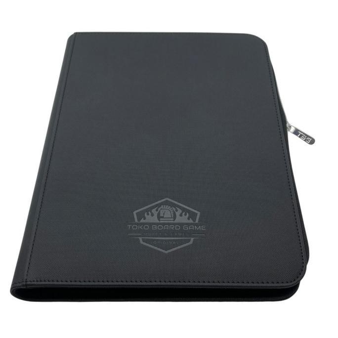 

PREMIUM LEATHER 9 POCKET ZIPPER PAGE BINDER | 540 CARDS - CARD ALBUM - TOKO BOARD GAME - TBG MDFSU 2410T