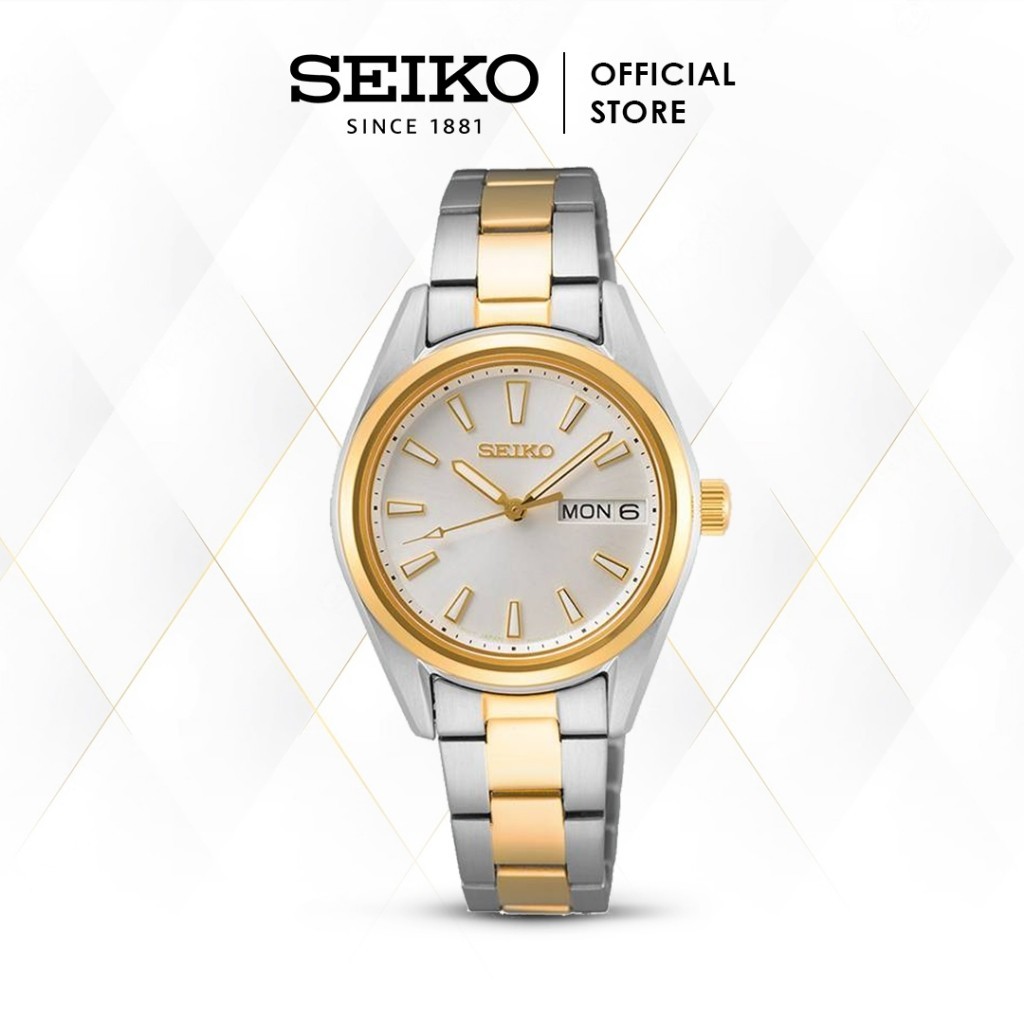 Jam Tangan Wanita Seiko SUR454 SUR454P1 Stainless Sapphire Original
